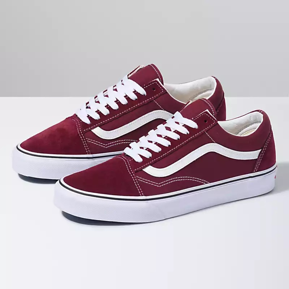maroon vans